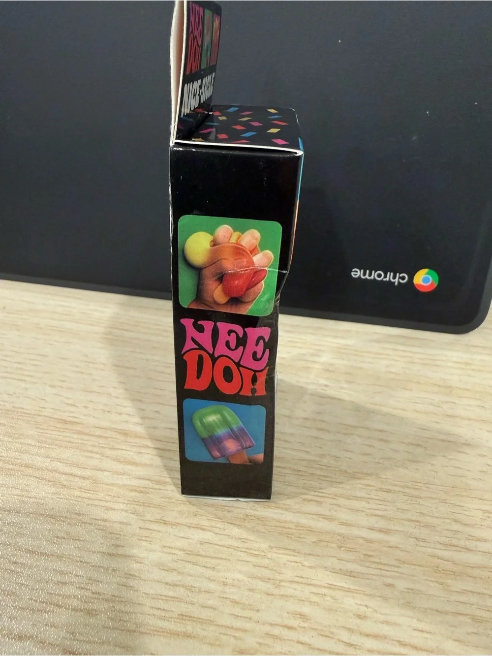 NeeDoh Nice-Sicle Popsicle Stress Toy - Rainbow Colors